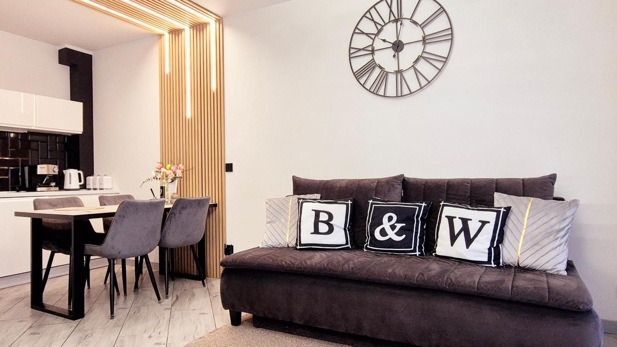 Apartament Black-White Mielno  Pokoj fotografie