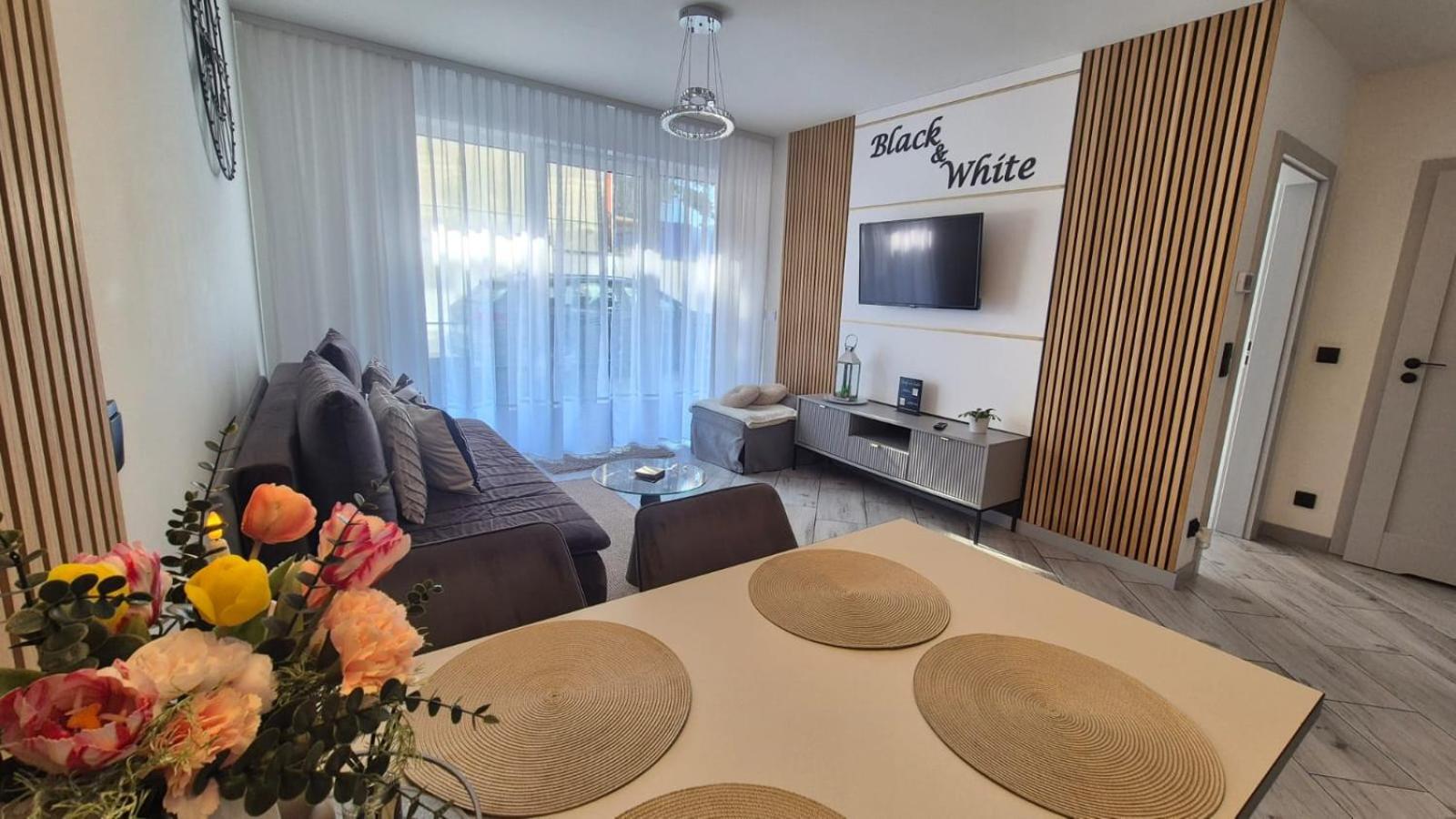 Apartament Black-White Mielno  Exteriér fotografie
